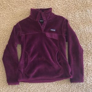 Purple Patagonia Los Gatos 1/4 Zip Fleece Pullover